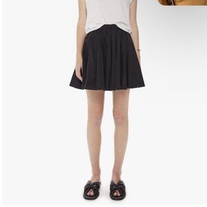 XIRENA Black lined cotton Skirt Size XS